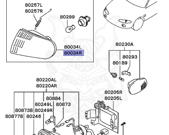 Mitsubishi - Mirage - CA4A - 1996 - MNDH - 4G92