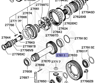 Mitsubishi - Diamante - F17A - 1996 - SRPM2 - 6G72