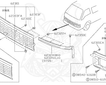 Nissan - Caravan - VE24 - 1994 - DELUXE TYPE - LV TYPE(LV) - 4 WHEEL DRIVE(4WD) - AUTOMATIC-FLOOR SHIFT(AT.F4) - TD27