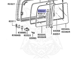 Mitsubishi - Pajero - L049G - 1989 - VMNTD - 4D56