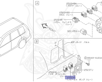 Nissan - X-Trail - T30 - 2004 - X GRADE - WAGON(W) - 4 WHEEL DRIVE(4WD) - AUTOMATIC TRANSMISSION(AT) - QR20DE
