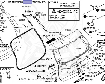 Genuine X-Trail T32 Exterior OEM parts supplied from Japan