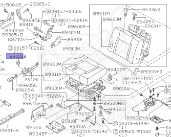 Nissan - Elgrand - E50 - 2001 - X GRADE - HARDTOP(K) - 2 WHEEL DRIVE(2WD) - AUTOMATIC TRANSMISSION(AT) - VQ35DE