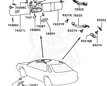 Mitsubishi - Lancer - C63A - 1990 - LNGFG - 4G61