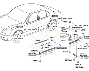 Toyota - Celsior - UCF30 - 2006 - A TYPE - Automatic - 3UZFE