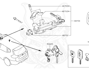 Nissan - X-Trail - T32 - 2017 - 20S GRADE - 2 ROW SEATS(2ROW) - 4 WHEEL DRIVE(4WD) - CVT(CVT) - MR20DD