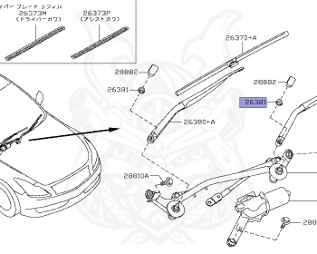 Nissan - Skyline - V36 370GT - CV36 - 2007 - 370GT - COUPE(C) - 2-linked (2WD/STD) - 5 SPEED AUTOMATIC TRANS(5AT) - VQ37VHR