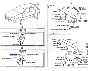 Toyota - Corolla - AE109V - 1996 - DX TYPE - VAN - Manual - 4AFE
