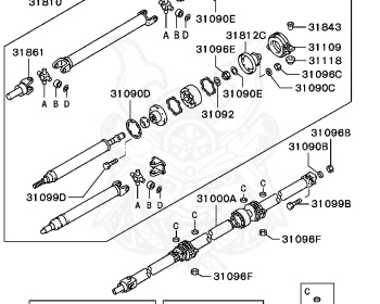 Mitsubishi - Galant - E84A - 1993 - SNGF - 6A12