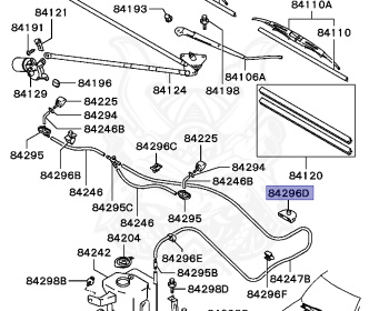 Mitsubishi - Debonair - S26A - 1996 - SRPM3 - 6G74
