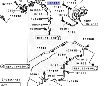 Mitsubishi - Pajero - V46V - 1999 - HNSF7 - 4M40