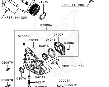 Mitsubishi - Mirage - CA4A - 1996 - MNDH - 4G92
