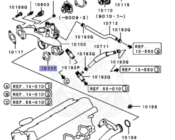 Mitsubishi - Diamante - F27A - 1993 - TRPM - 6G72