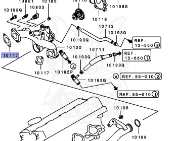 Mitsubishi - Sigma - F13AK - 1990 - SNJM - 6G73