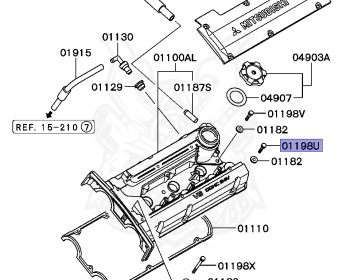 Mitsubishi - FTO - DE3A - 2000 - HRHM - 6A12