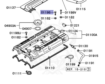 Mitsubishi - RVR - N23WG - 1991 - SNXM5 - 4G63