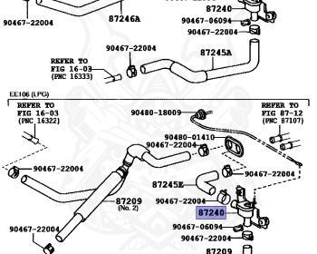 Toyota - Corolla - EE101 - 1995 - DX TYPE - 4-DOOR(SEDAN) - Manual - 4EFE