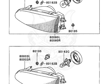 Mitsubishi - Mirage - CA4A - 1993 - MRGH - 4G92