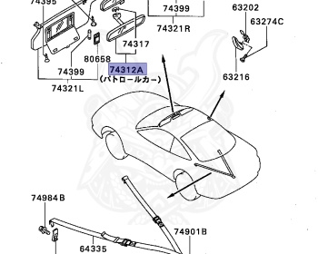 Mitsubishi - GTO - Z16A - 1997 - MNGF3 - 6G72