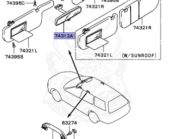 Mitsubishi - Legnum VR-4 - EC5W - 2001 - LNGF3 - 6A13