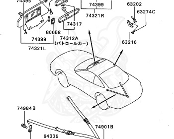 Mitsubishi - GTO - Z16A - 1992 - MNPM2 - 6G72