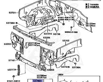 Toyota - Hilux - YN65 - 1984 - DLX TYPE - LOW DECK,PICKUP(STANDARD DECK 1-SIDE OPEN) - Manual - 3YJ
