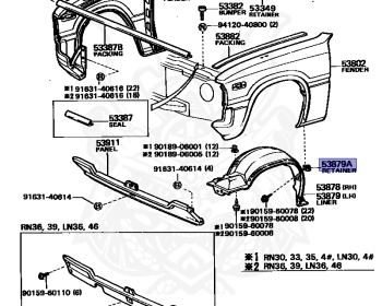 Toyota - Hilux - LN40 - 1985 - DLX TYPE - Manual - L
