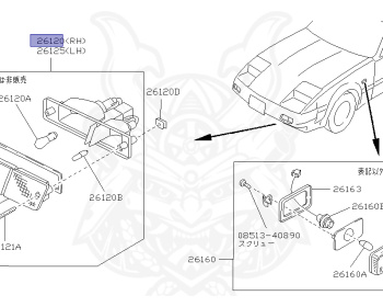 Nissan - Fairlady Z - Z31 - 1984 - ZG - AUTOMATIC TRANSMISSION(AT) - T-bar roof (KZ#) - VG20T