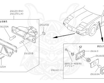 Nissan - Fairlady Z - Z31 - 1984 - ZG - AUTOMATIC TRANSMISSION(AT) - T-bar roof (KZ#) - VG20T