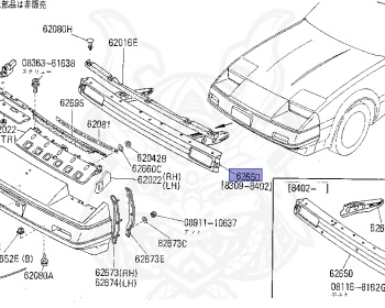 Nissan - Fairlady Z - Z31 - 1986 - ZR2 - MANUAL TRANSMISSION(MT) - T-bar roof (KZ#) - RB20DT