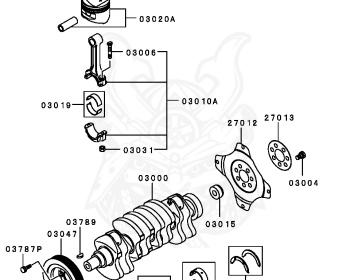 Mitsubishi - Airtrek - CU4W - 2001 - LRMCZ - 4G64