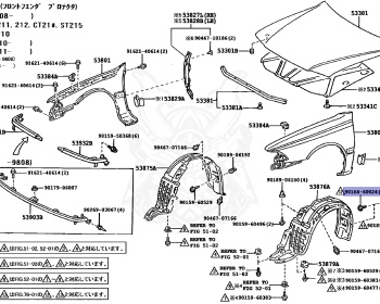 Toyota - Carina - AT212 - 1997 - TI TYPE - Automatic - 5AFE