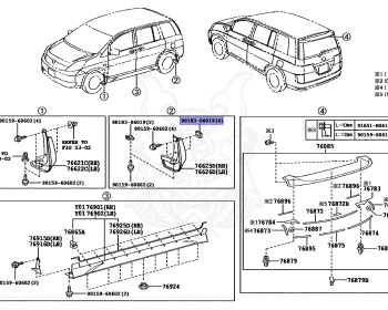 Toyota - Isis - ZNM10G - 2009 - L TYPE - 1ZZFE