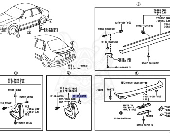 Toyota - Corolla - AE110 - 1996 - XE-SALOON TYPE - SEDAN - Automatic - 5AFE