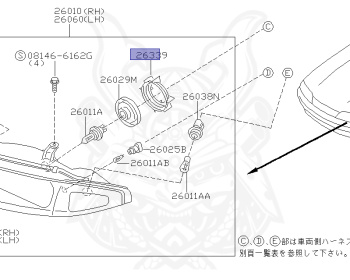Nissan - Skyline - R33 GTS-t - ECR33 - 1998 - GTS25TM - 4 DOOR SEDAN(4S) - 2 WHEEL DRIVE(2WD) - MANUAL TRANS 5-SPEED(MT.F5) - HICAS - RB25DET