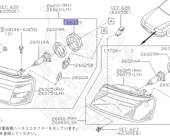 Nissan - Cedric/Gloria - Y33 - 1997 - BRO TYPE - HARDTOP(K) - 4 WHEEL DRIVE(4WD) - AUTOMATIC TRANSMISSION(AT) - IRS TYPE(IRS) - RB25DET