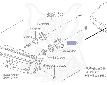 Nissan - Silvia - S14 - 1993 - JS - HARDTOP(K) - MANUAL TRANSMISSION(MT) - TWO WHEELS STEERING(2WS) - SR20DE