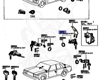 Toyota - Crown - LS110 - 1981 - DLX TYPE - 4-DOOR - Automatic - L
