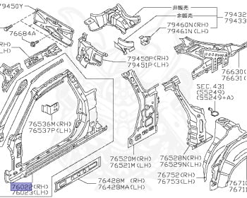 Nissan - Skyline - R34 25GTT - ER34 - 1998 - 25GT TURBO - 2 door hard top (2K) - AUTOMATIC-FLOOR SHIFT(AT.F4) - Hi-Cas 2-Link (HI.2WD) - RB25DET