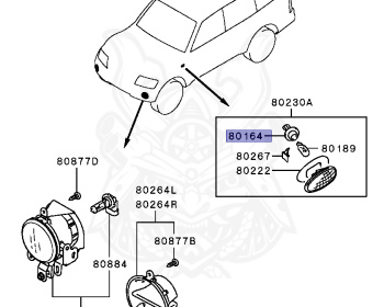 Mitsubishi - Pajero - V73W - 1999 - LRDVQ - 6G72