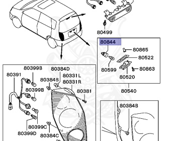 Mitsubishi - Mirage Dingo - CQ2A - 1998 - LEHC4 - 4G15