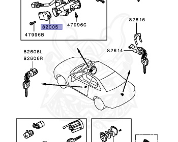 Mitsubishi - Mirage - CJ4A - 2000 - DRGH - 4G92