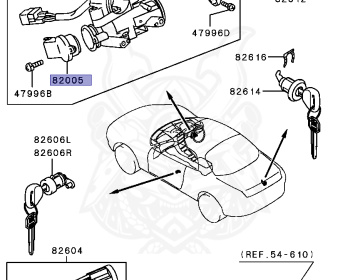 Mitsubishi - FTO - DE3A - 1996 - HRFH - 6A12