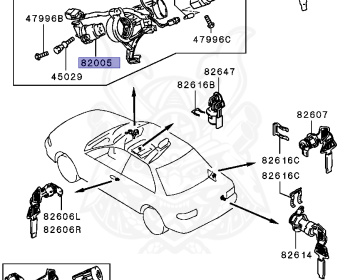 Mitsubishi - Lancer - CB5AR - 1993 - SRUE - 4G93