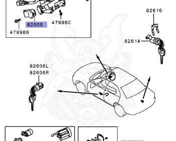 Mitsubishi - Mirage - CK2A - 2000 - PNJA - 4G15