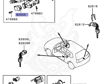 Mitsubishi - Mirage - CJ4A - 1999 - MNMH - 4G92