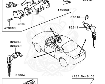 Mitsubishi - FTO - DE3A - 1994 - HRHM3 - 6A12