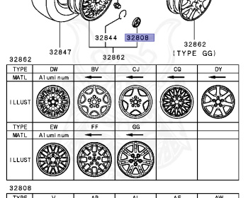 Mitsubishi - Diamante - F47A - 1994 - TYPM1 - 6G72