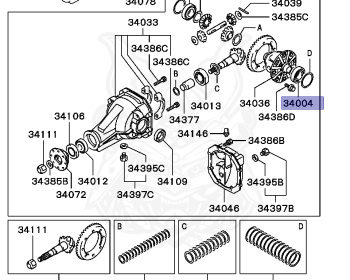 Mitsubishi - Airtrek - CU2W - 2004 - LYXFZ2 - 4G63