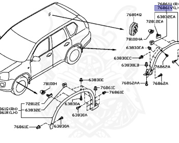 Nissan - X-Trail - T31 - 2010 - X/XTT/GT Grade - WAGON(W) - 2 WHEEL DRIVE(2WD) - CVT(CVT) - MR20DE